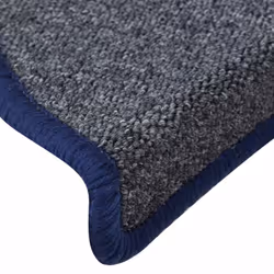 vidaXL Carpet Stair Treads Dark Green Stair Step Rug Protection Home Decor - dark green and blue, 56 x 17 x 3 cm/ 30 pcs - Additional view 5