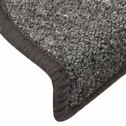 vidaXL Carpet Stair Treads Dark Green Stair Step Rug Protection Home Decor - dark grey, 56 x 17 x 3 cm/ 30 pcs - Additional view 5