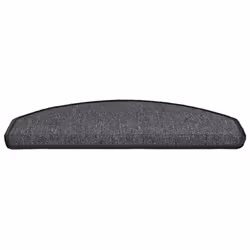 vidaXL Stair Mats 30 pcs Anthracite 65x24x4 cm stair rug stair protector