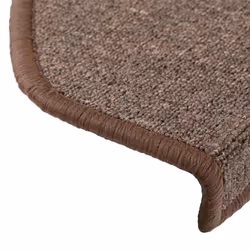vidaXL Carpet Stair Treads Dark Green Stair Step Rug Protection Home Decor - coffee brown, 65 x 24 x 4 cm/ 30 pcs - Additional view 5