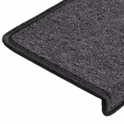 vidaXL Carpet Stair Treads Stair Mat Stair Step Protector Rugs Decoration - anthracite - Additional view 5