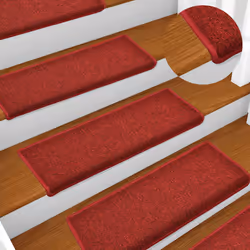 vidaXL Stair Mats 30 pcs 65x21x4 cm Red stair tread staircase tread - Additional view 4