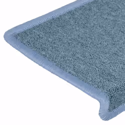 vidaXL Carpet Stair Treads Stair Mat Stair Step Protector Rugs Decoration - light blue - Additional view 5