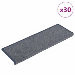 vidaXL Carpet Stair Treads Stair Mat Stair Step Protector Rugs Decoration - purple and blue