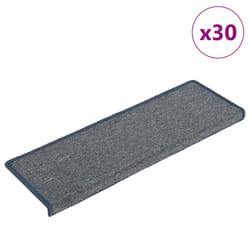 vidaXL Carpet Stair Treads Stair Mat Stair Step Protector Rugs Decoration - purple and blue