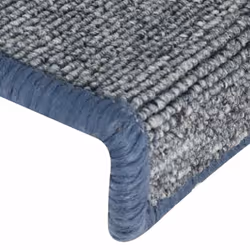 vidaXL Carpet Stair Treads Stair Mat Stair Step Protector Rugs Decoration - purple and blue - Additional view 5