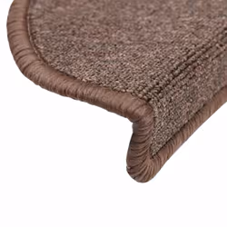 vidaXL Carpet Stair Treads Dark Green Stair Step Rug Protection Home Decor - coffee brown, 56 x 17 x 3 cm/ 20 pcs - Additional view 5