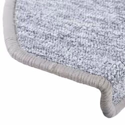 vidaXL Carpet Stair Treads Dark Green Stair Step Rug Protection Home Decor - light grey, 65 x 24 x 4 cm/ 20 pcs - Additional view 5