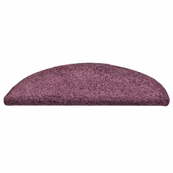vidaXL Stair Mats Home Decorative Stair Step Rug Carpet Protector Tread Mat - dark purple, 56 x 17 x 3 cm/ 30 pcs - Additional view 2