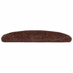 vidaXL Stair Mats Home Decorative Stair Step Rug Carpet Protector Tread Mat - brown, 65 x 21 x 4 cm/ 30 pcs
