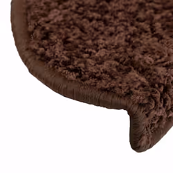 vidaXL Stair Mats Home Decorative Stair Step Rug Carpet Protector Tread Mat - brown, 65 x 21 x 4 cm/ 30 pcs - Additional view 5