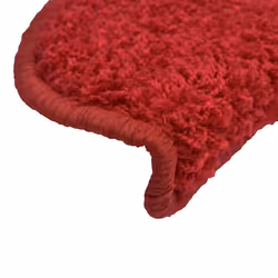 vidaXL Stair Mats Home Decorative Stair Step Rug Carpet Protector Tread Mat - red, 65 x 21 x 4 cm/ 30 pcs - Additional view 5