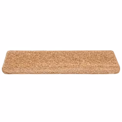 vidaXL Carpet Stair Treads Decorative Stair Step Protector Rug Stair Mats - beige, 65 x 21 x 4 cm/ 30 pcs - Additional view 2