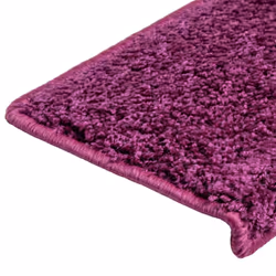 vidaXL Carpet Stair Treads Decorative Stair Step Protector Rug Stair Mats - violet, 65 x 21 x 4 cm/ 30 pcs - Additional view 5