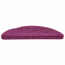 vidaXL Stair Mats Home Decorative Stair Step Rug Carpet Protector Tread Mat - violet, 56 x 17 x 3 cm/ 20 pcs - Additional view 2