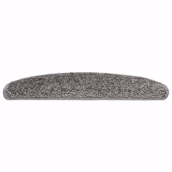 vidaXL Stair Mats Home Decorative Stair Step Rug Carpet Protector Tread Mat - grey, 65 x 21 x 4 cm/ 20 pcs - Additional view 2