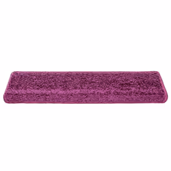 vidaXL Carpet Stair Treads Decorative Stair Step Protector Rug Stair Mats - violet, 65 x 21 x 4 cm/ 20 pcs - Additional view 2