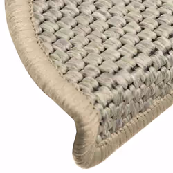 vidaXL Self-adhesive Stair Mats Stair Treads Protector Rug Sisal-Look 15 pcs - light green, 56 x 17 x 3 cm/ 30 pcs - Additional view 6