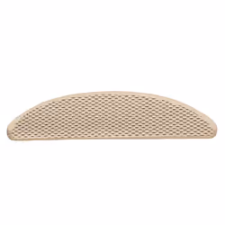 vidaXL Self-adhesive Stair Mats Stair Treads Protector Rug Sisal-Look 15 pcs - berber, 56 x 17 x 3 cm/ 30 pcs - Additional view 2