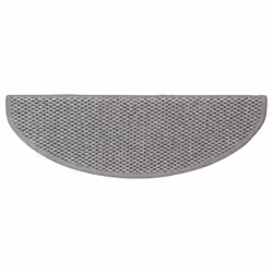 vidaXL Self-adhesive Stair Mats Stair Treads Protector Rug Sisal-Look 15 pcs - silver, 65 x 21 x 4 cm/ 30 pcs - Additional view 4
