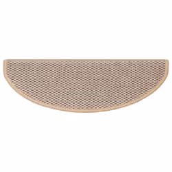 vidaXL Self-adhesive Stair Mats Stair Treads Protector Rug Sisal-Look 15 pcs - light beige, 65 x 21 x 4 cm/ 30 pcs - Additional view 4
