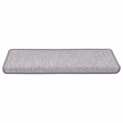 vidaXL Self-adhesive Stair Mats Stair Treads Protector Rug Sisal-Look 15 pcs - platina