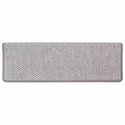 vidaXL Self-adhesive Stair Mats Stair Treads Protector Rug Sisal-Look 15 pcs - platina - Additional view 4