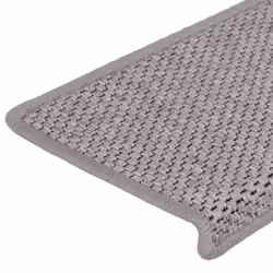 vidaXL Self-adhesive Stair Mats Stair Treads Protector Rug Sisal-Look 15 pcs - silver - Additional view 6