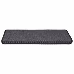 vidaXL Self-adhesive Stair Mats Stair Treads Protector Rug Sisal-Look 15 pcs - anthracite