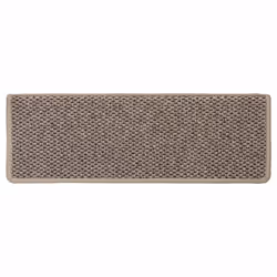 vidaXL Self-adhesive Stair Mats Stair Treads Protector Rug Sisal-Look 15 pcs - dark beige - Additional view 4