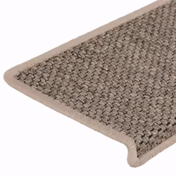 vidaXL Self-adhesive Stair Mats Stair Treads Protector Rug Sisal-Look 15 pcs - dark beige - Additional view 6