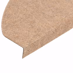 vidaXL Self-adhesive Stair Mats Carpet Stair Treads Stair Step Protector Rug - beige, 65 x 22.5 x 3.5 cm/ 30 pcs - Additional view 6