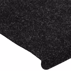 vidaXL Self-adhesive Stair Mats Carpet Stair Treads Stair Step Protector Rug - anthracite, 65 x 24.5 x 3.5 cm/ 30 pcs - Additional view 5