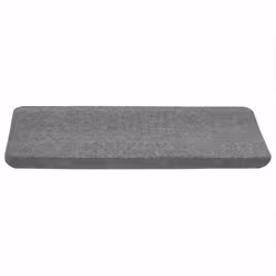 vidaXL Self-adhesive Stair Mats Carpet Stair Treads Stair Step Protector Rug - grey, 65 x 24.5 x 3.5 cm/ 30 pcs - Additional view 2