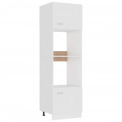 vidaXL Microwave Cabinet White 60x57x207 cm Engineered Wood cupboard
