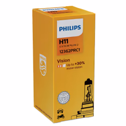 Philips Vision 12362PRC1 car headlight bulb, 55 W, 12 V, H11, 3200 K, 1 pc(s)
