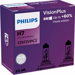Philips VisionPlus 12972VPC2 car headlight bulb