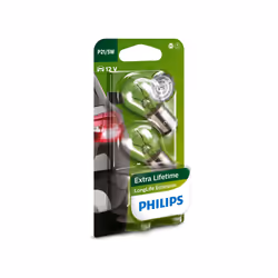 Philips LongLife EcoVision 12499LLECOB2 Conventional Interior and Signalling, 5 W, 12 V, P21/5W, 2 pc(s)