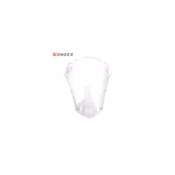 FOR YAMAHA Motorcycle Double Bubble Smoke Windshield Windscreen Screen - Clear