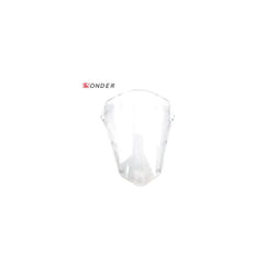 FOR YAMAHA Motorcycle Double Bubble Smoke Windshield Windscreen Screen - Clear