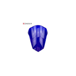 FOR YAMAHA Motorcycle Double Bubble Smoke Windshield Windscreen Screen - Blue