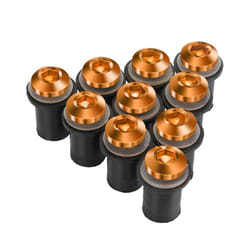 10 PCS M5 Windscreen Windshield Wind Deflectors Bolts Kits FOR YAMAHA - Orange