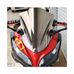 Motorcycle Double Bubble Windshield WindScreen Screen For 2013 2014 2015 - Clear