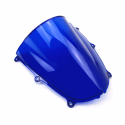 Motorcycle Double Bubble Windshield WindScreen Screen For 2005 2006 Honda - Blue