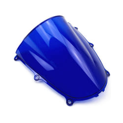 Motorcycle Double Bubble Windshield WindScreen Screen For 2005 2006 Honda - Blue