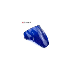 High-Quality Motorcycle Windshield Windscreen Double Bubble For Honda - Blue