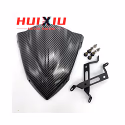 Motorcycle Modification Front Windshield Deflector Windshield Windshield - GRAY