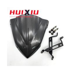 Motorcycle Modification Front Windshield Deflector Windshield Windshield - GRAY