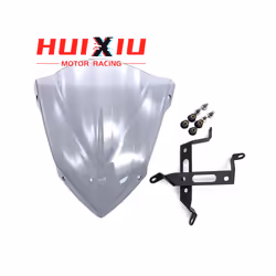 Motorcycle Modification Front Windshield Deflector Windshield Windshield - GRAY