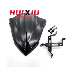 Motorcycle Modification Front Windshield Deflector Windshield Windshield - black